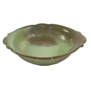 Vintage Frankoma Pottery Bowl 40B Prairie Green Glaze 6.3/8" x 1.25"